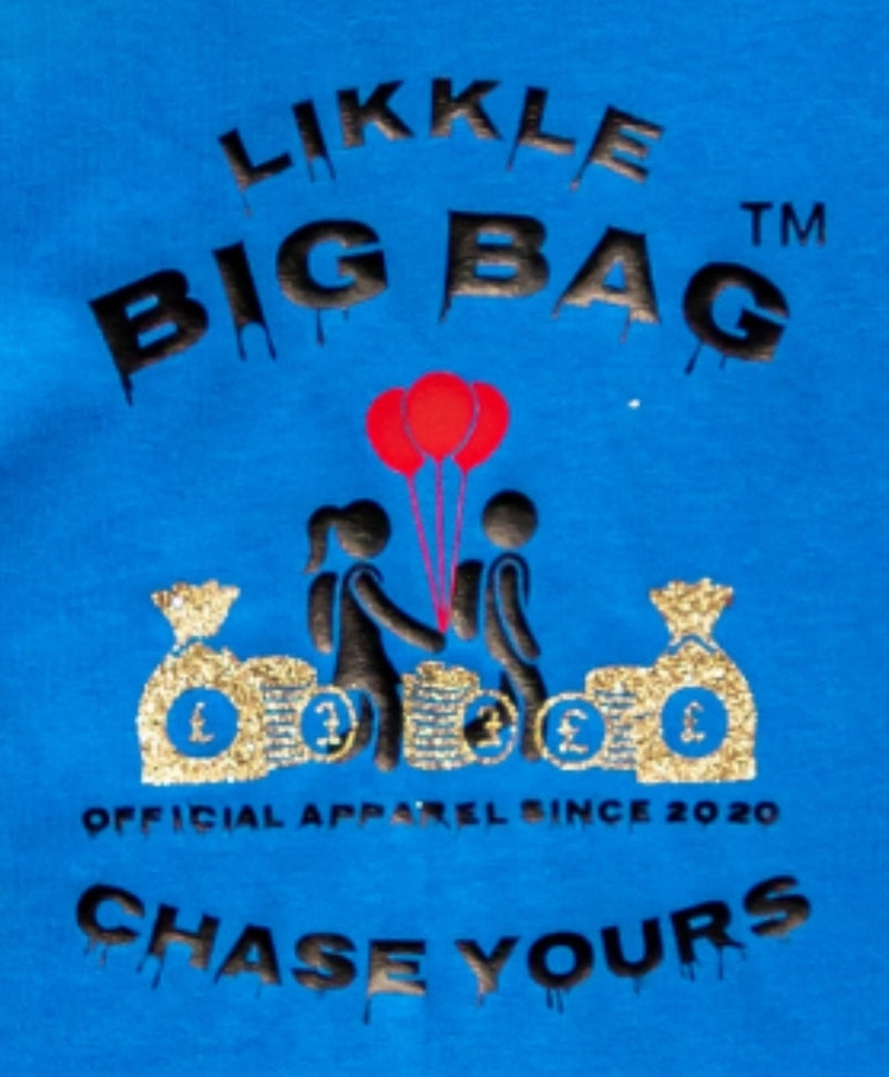 LIKKLE BIG BAG T-shirt/ Blue "original"