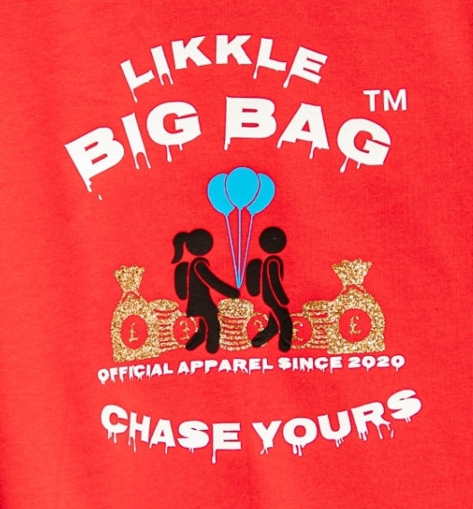 LIKKLE BIG BAG T-shirt/ Red "original"