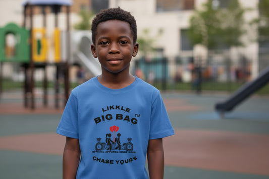 LIKKLE BIG BAG T-shirt/ Blue "original"