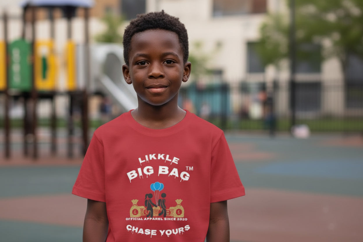 LIKKLE BIG BAG T-shirt/ Red "original"