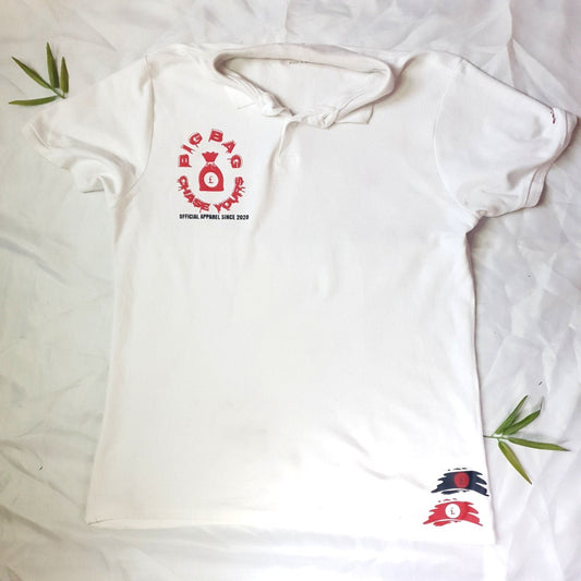 BIG BAG Short Sleeve Polo T-shirt "money circle 3D"