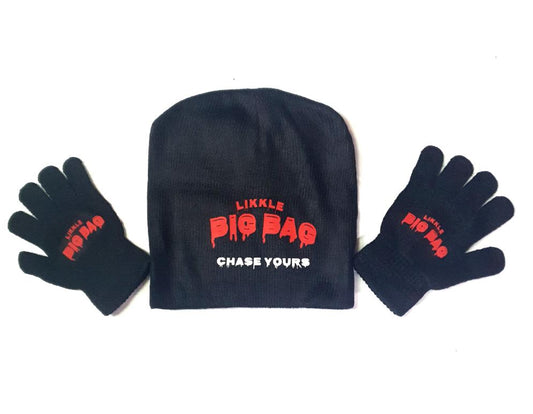 LIKKLE BIG BAG BEANIE HAT & GLOVES