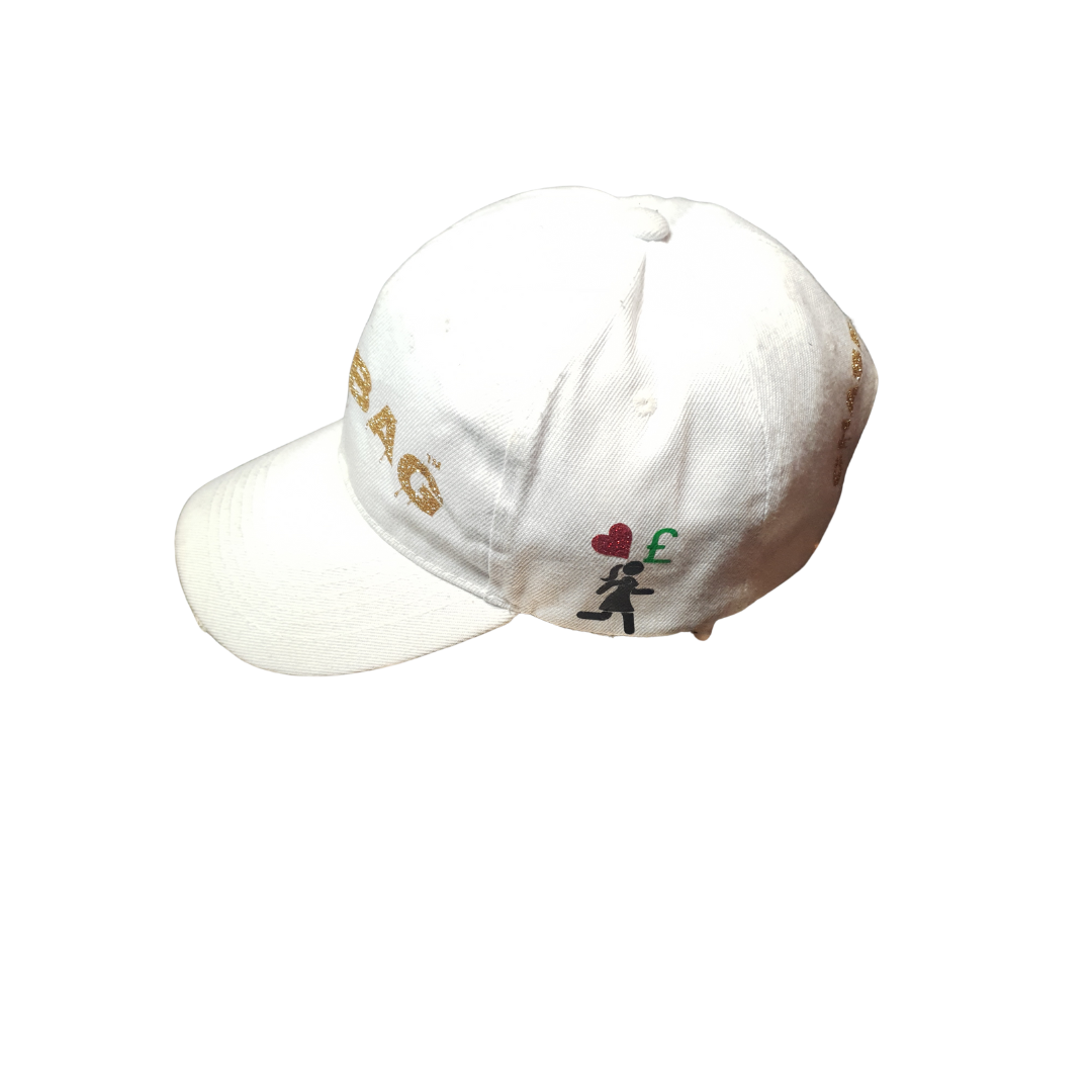 BIG BAG MULTI PRINT BASEBALL CAP "gold digger"